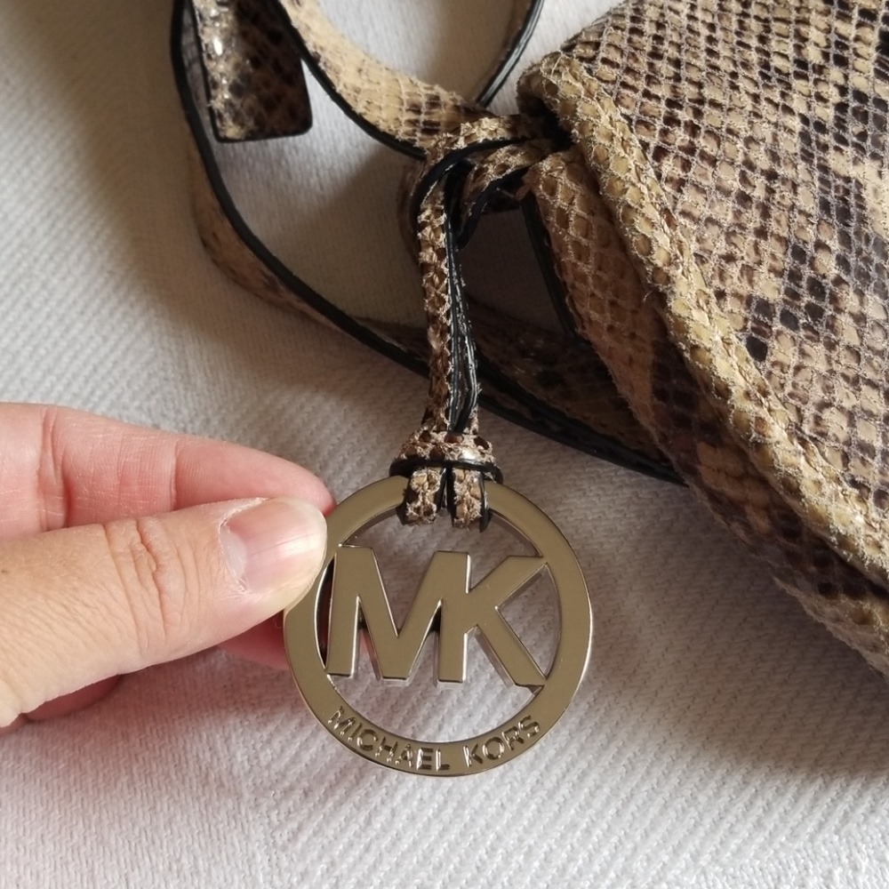 Michael Kors Python Crossbody Purse - image 3